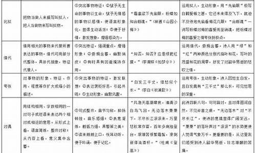 诗歌表达技巧有哪些_诗歌表达技巧有哪些方面